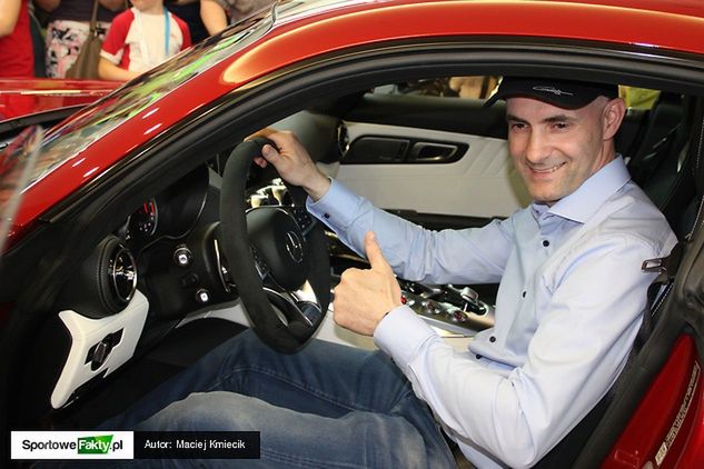 Tomasz Gollob w nowym modelu Mercedesa