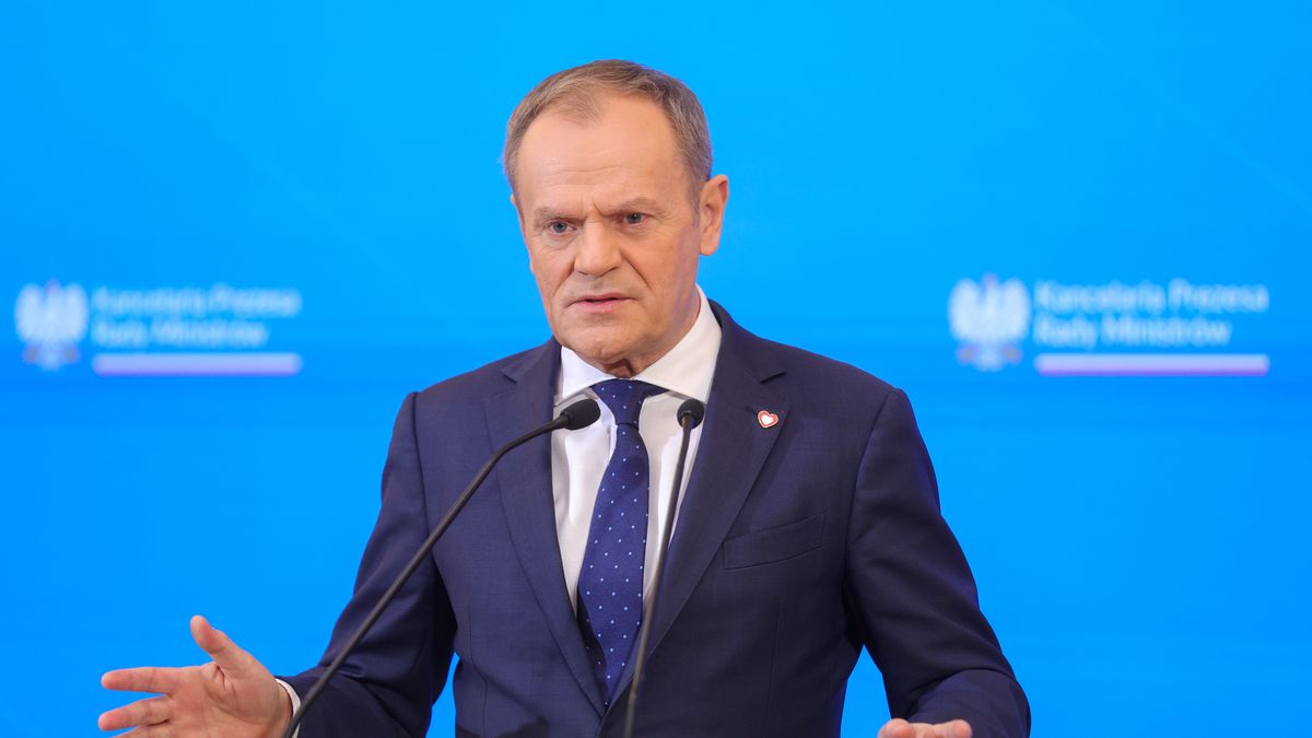 Warszawa, 30.01.2024. Premier Donald Tusk podczas konferencji prasowej po posiedzeniu rządu, 30 bm. w KPRM w Warszawie. (mr) PAP/Rafał Guz