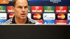 De Boer: Musimy zagrać najlepszy mecz w historii