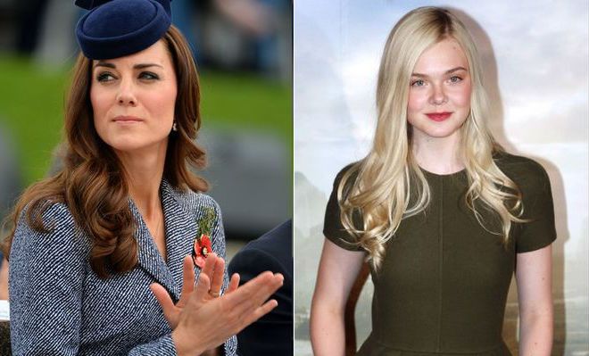 Kate Middleton i Elle Fanning są kuzynkami