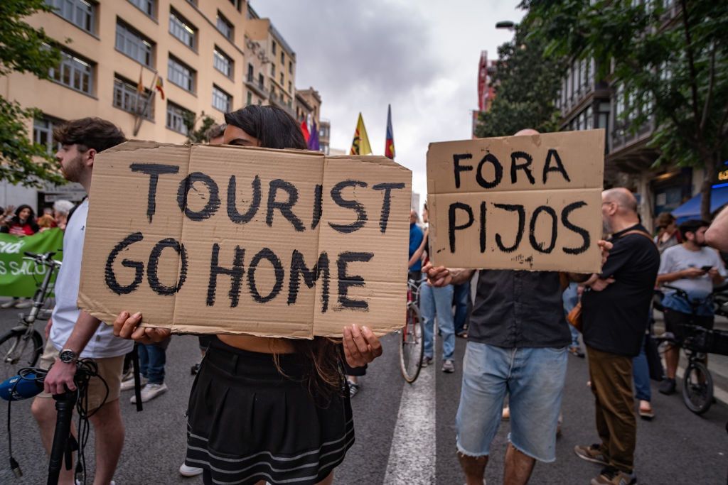 The residents of Barcelona are fed up with tourists