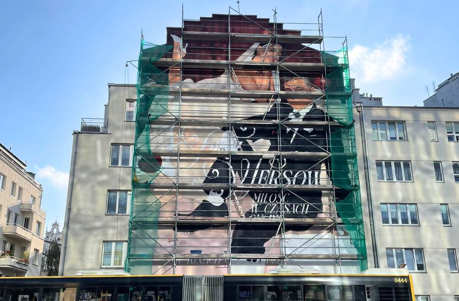 Mural Friza i Wersow w Warszawie