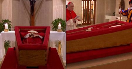 Ciało papieża Franciszka wystawione. Watykan pokazał nagranie