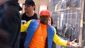 Oryginalny strój Mayweathera. Tak legendarny bokser pokazał się w Mediolanie