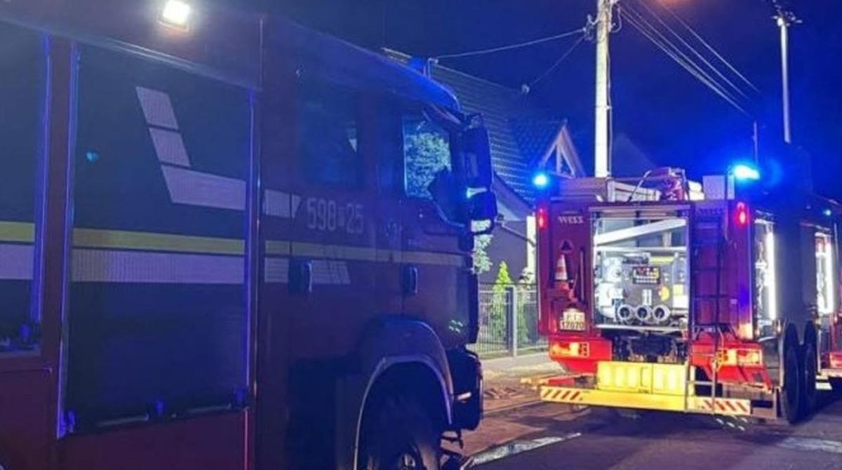Pożar budynku gospodarczego w Kąsinowie