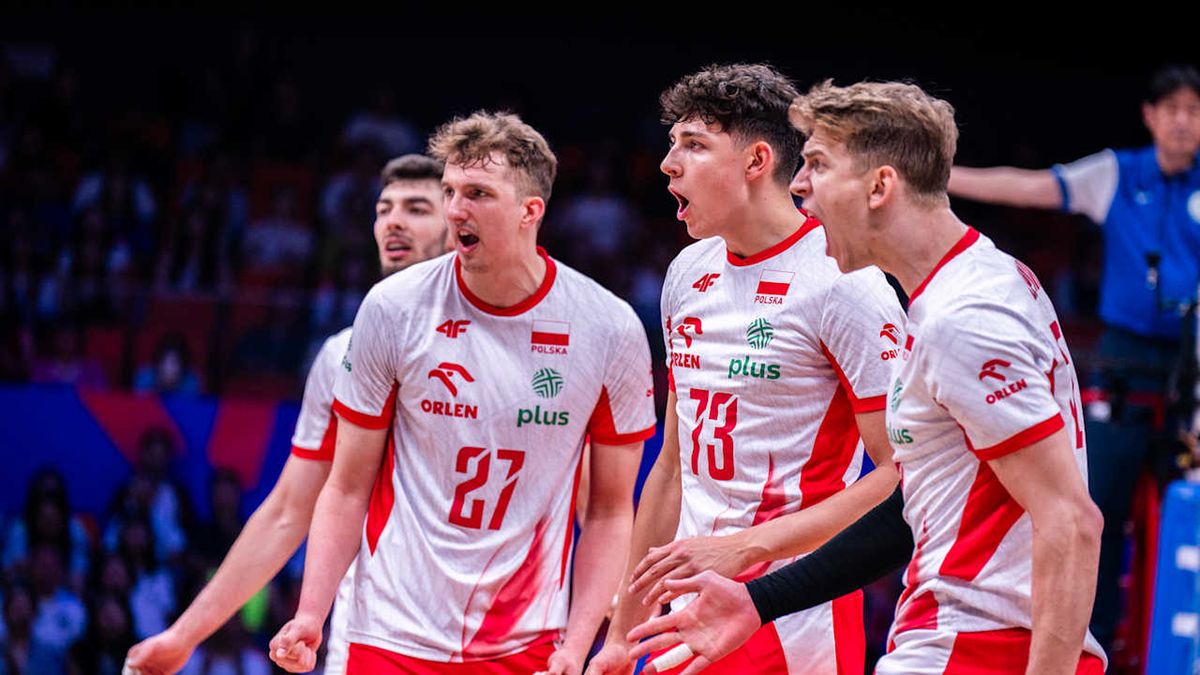 Materiały prasowe / VolleyballWorld / Reprezentacja Polski siatkarzy