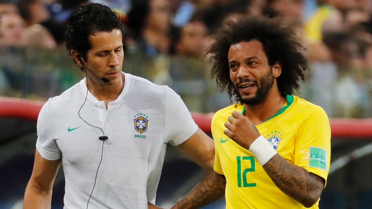 PAP/EPA / FELIPE TRUEBA / Na zdjęciu: Marcelo (po prawej)