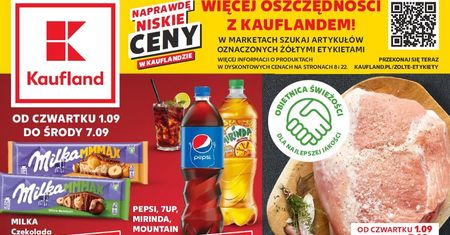 Kaufland najnowsza gazetka od czwartku 1 września. Promocje w Kaufland 1.09-7.09