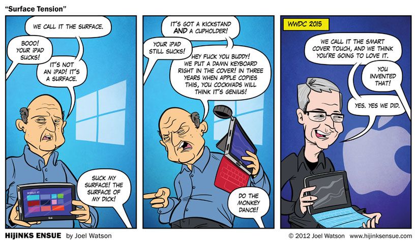 Jeśli myślisz, że Apple nie jest przewidywalny, spójrz na ten komiks z 2012 roku 2