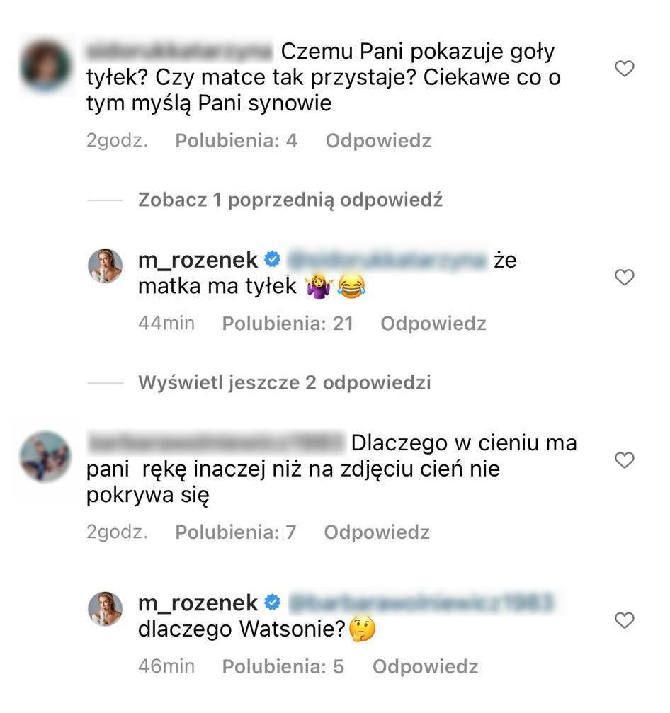 Fani krytykują Małgorzatę-Rozenek