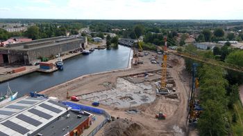 Budowa bazy PGE Baltica w Ustce wkroczyła w kolejną fazę