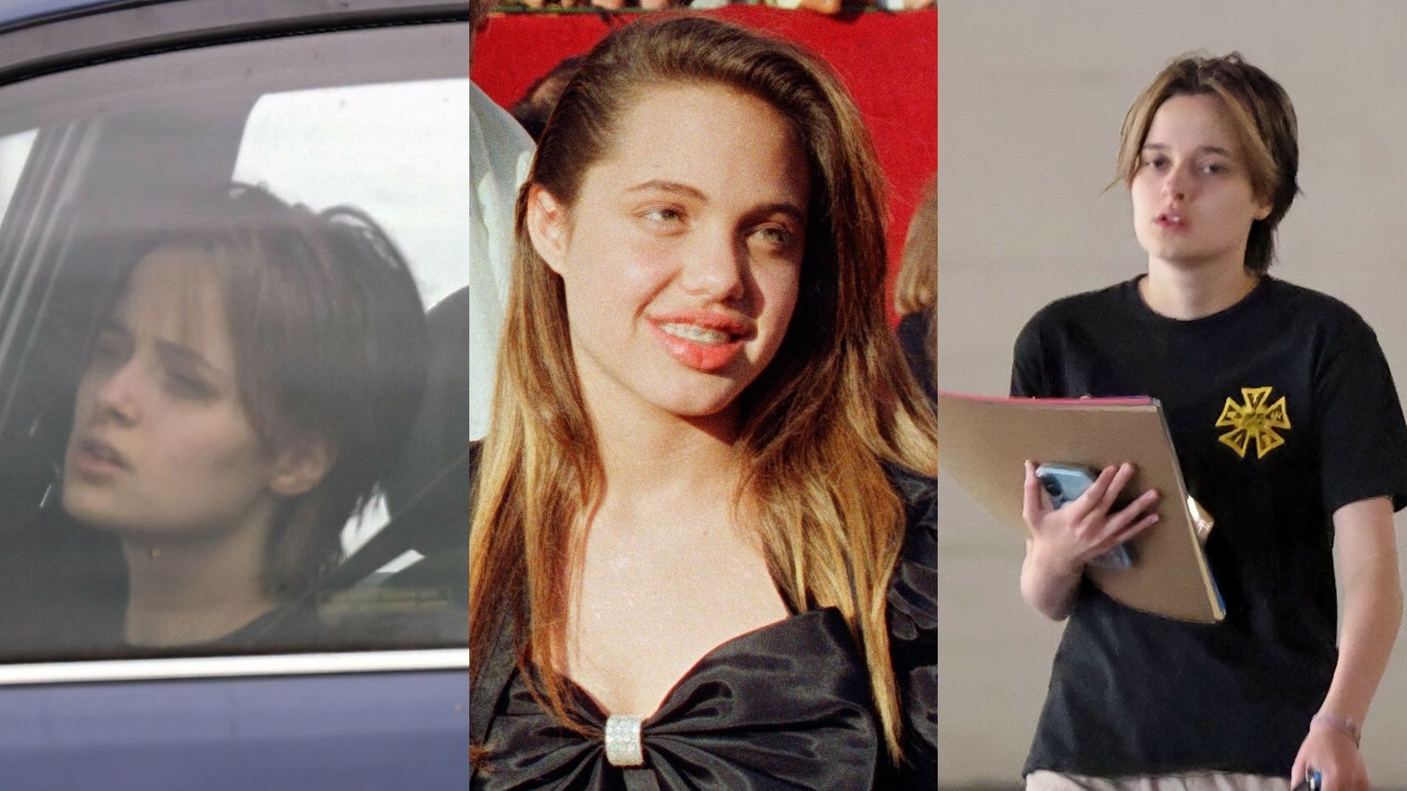 Prawie 18-letnia Vivienne Jolie drepcze po parkingu. Skóra zdjęta z matki? (ZDJĘCIA)