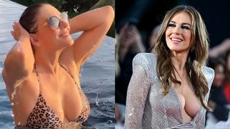60-letnia Elizabeth Hurley zachwyca OBŁĘDNĄ figurą na rajskich wakacjach. Upływ czasu jej nie dotyczy? (FOTO)