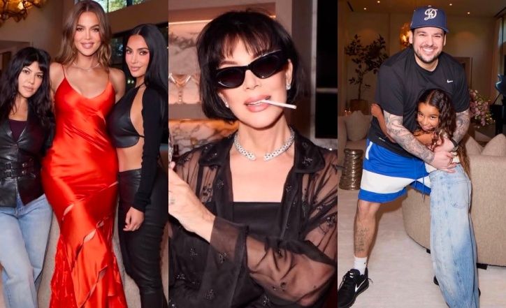 Klan Kardashianów bawi się na urodzinach Khloe