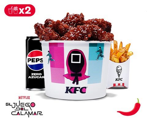 KFC przedstawia zestaw Squid Game. Prawdziwe koreańskie kurczaki