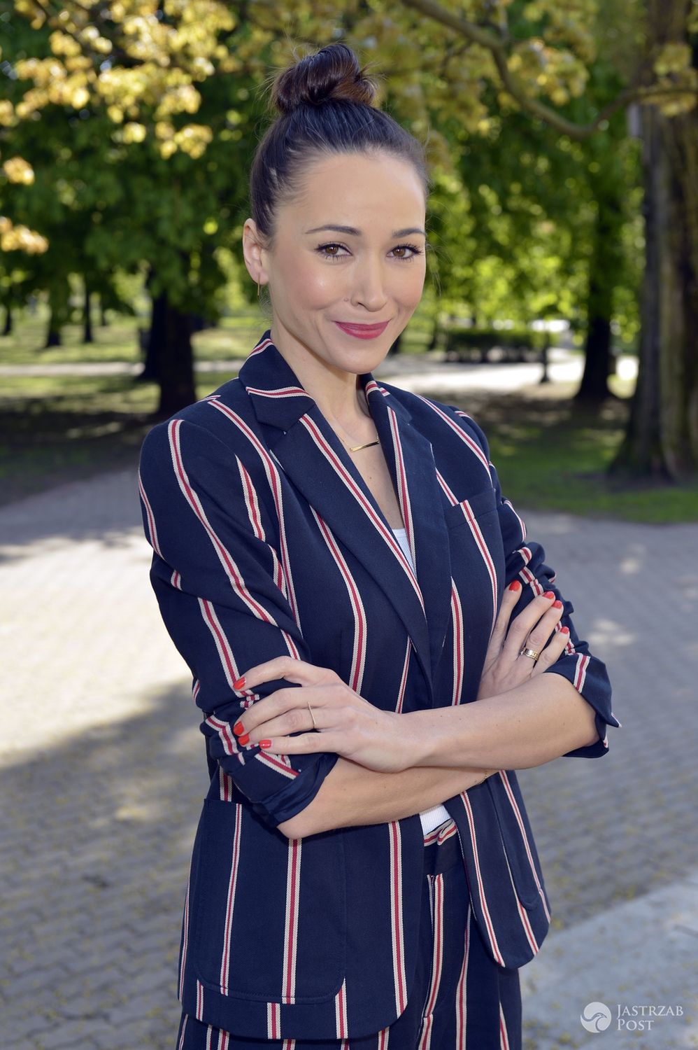 Dorota Czaja na konferencji prasowej "Celebrity Salon" (fot. AKPA)