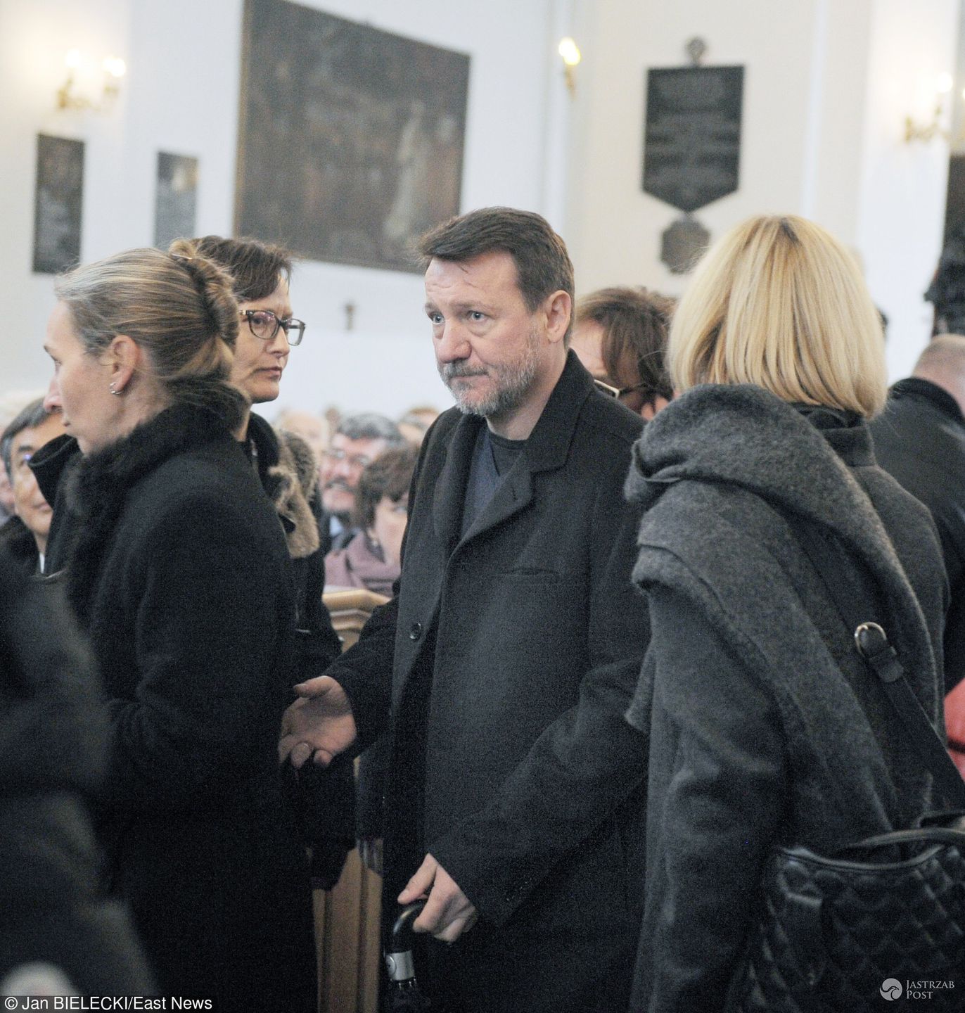 Robert Więckiewicz - pogrzeb Andrzeja Wajdy w Krakowie