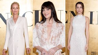 Gwiazdy prezentują eleganckie kreacje na kolejnym dniu arabskiego festiwalu: Dakota Johnson, Uma Thurman, Ana de Armas (ZDJĘCIA)