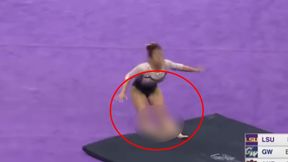 Horror na zawodach gimnastycznych. Samantha Cerio złamała obie nogi (drastyczne wideo)