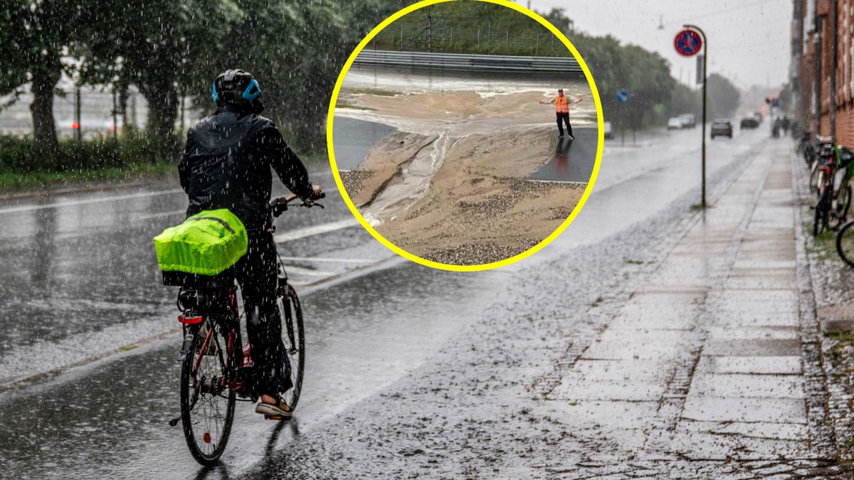 PAP/EPA / Ida Marie Odgaard / X / Mateusz Mróz / Na zdjęciu: opady deszczu, w kółku tor w Zandvoort