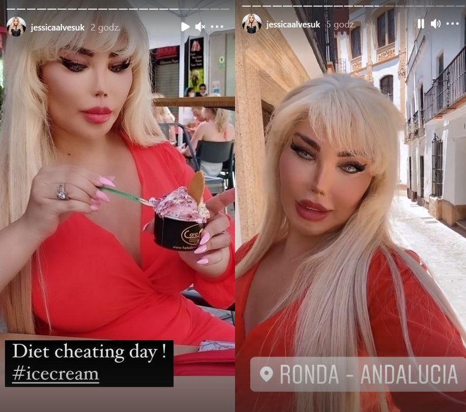 Jessica Alves odpoczywa w Hiszpanii