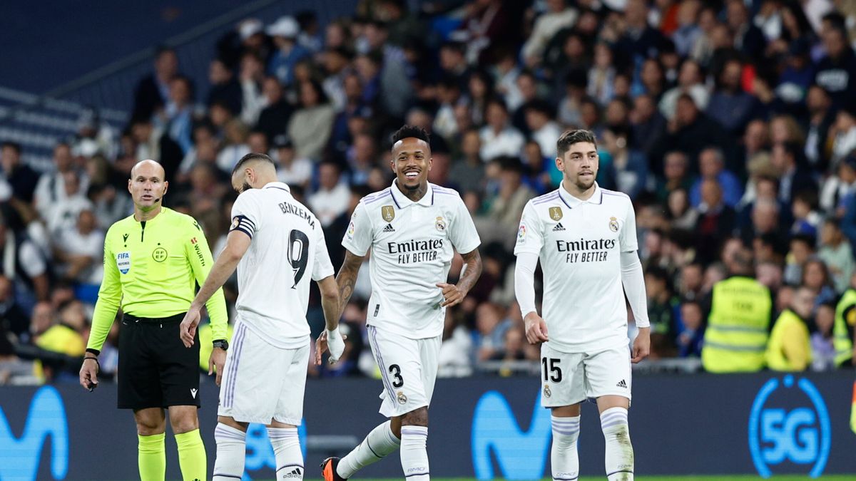 PAP/EPA / Rodrigo Jimenez / Na zdjęciu: radość piłkarzy Realu Madryt