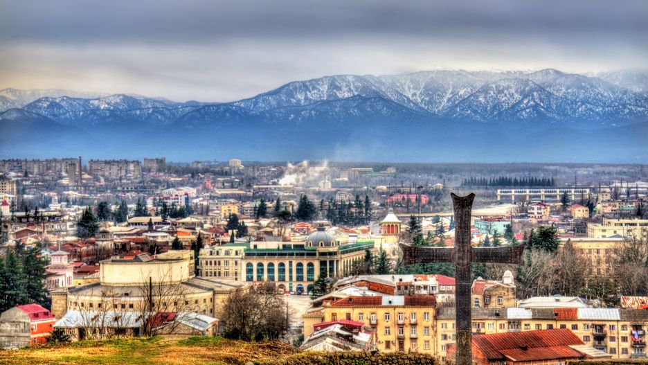 Kutaisi, widok z katedry Bagrati