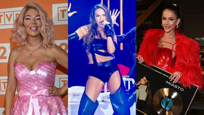 Edyta Górniak, Blanka i Roksana Węgiel na Sylwestrze TVP