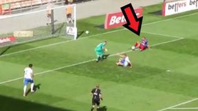 Nietypowy gol. Strzelił go... siedząc [WIDEO]