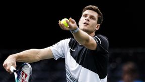 Hubert Hurkacz wrócił do gry. Pierwszy nietypowy mecz za nim