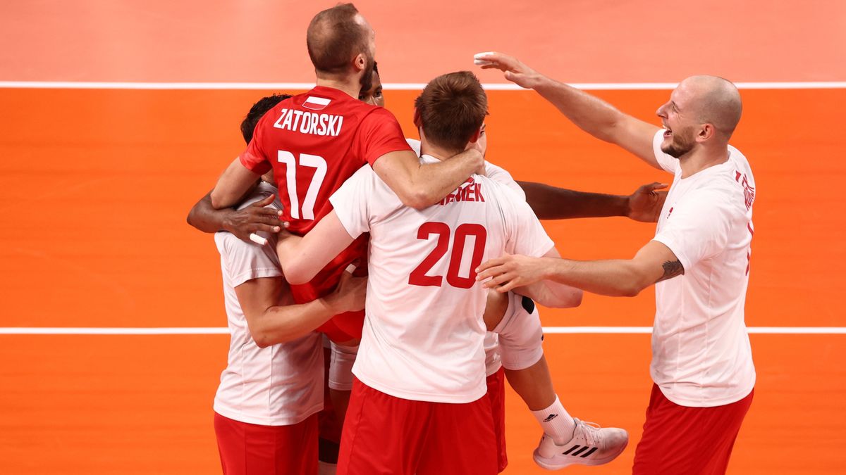 Na zdjeciu: reprezentacja Polski w meczu z Francją