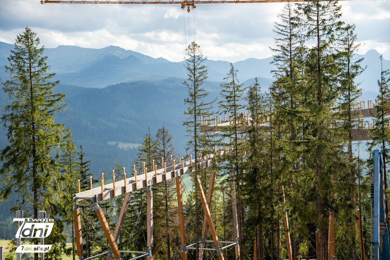 Budowa Sky Walk Serce Poronina – już dobiega końca