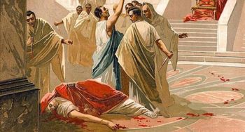 23 ciosy sztyletem. Tak wyglądały ostatnie chwile Juliusza Cezara
