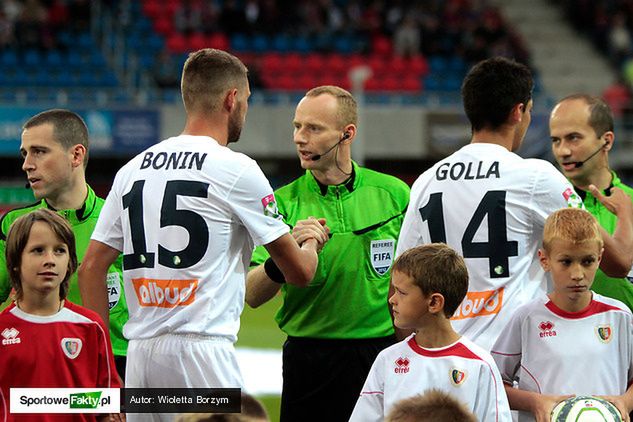 Grzegorz Bonin ma żal do Marcina Borskiego, o błędną decyzję po której podyktował rzut karny dla Piasta