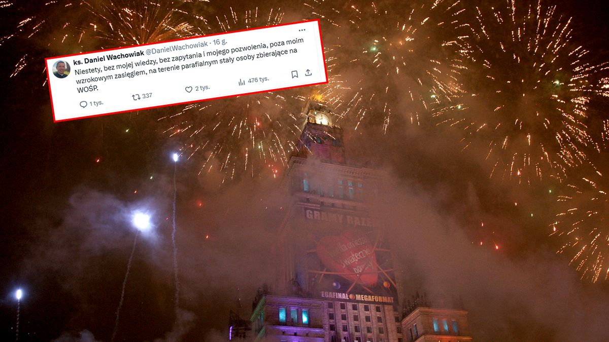 Ks. Daniel Wachowiak nie ukrywa, że jest przeciwnikiem WOŚP