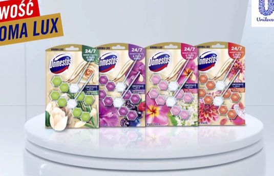 W reklamie marki Domestos po raz pierwszy kobiecy głos