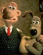 Wallace i Gromit z brązu