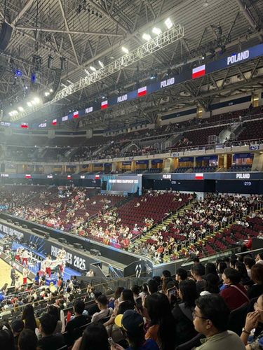 Trybuny podczas meczu Polaków (fot. Arkadiusz Dudziak)