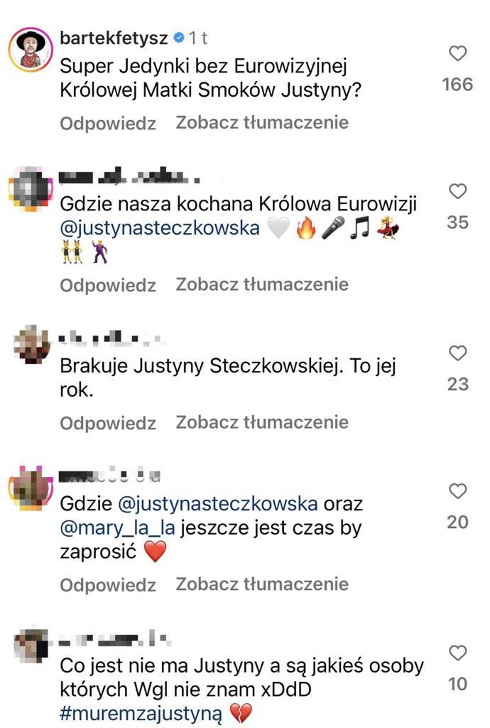 Fani Justyny Steczkowskiej bojkotują Festiwal w Opolu