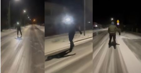 Zima zaatakowała Polskę. Nagranie z Grodziska hitem sieci