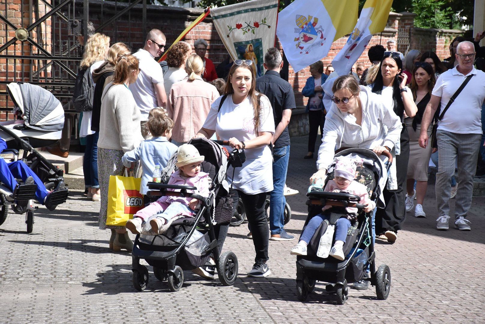 Procesja Bożego Ciała w centrum Malborka