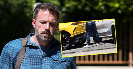 Ben Affleck pozwolił dziecku usiąść za kółkiem. Wystarczyło kilka sekund