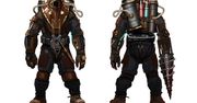 To już ostateczny wygląd Big Daddy`ego w Bioshocku 2