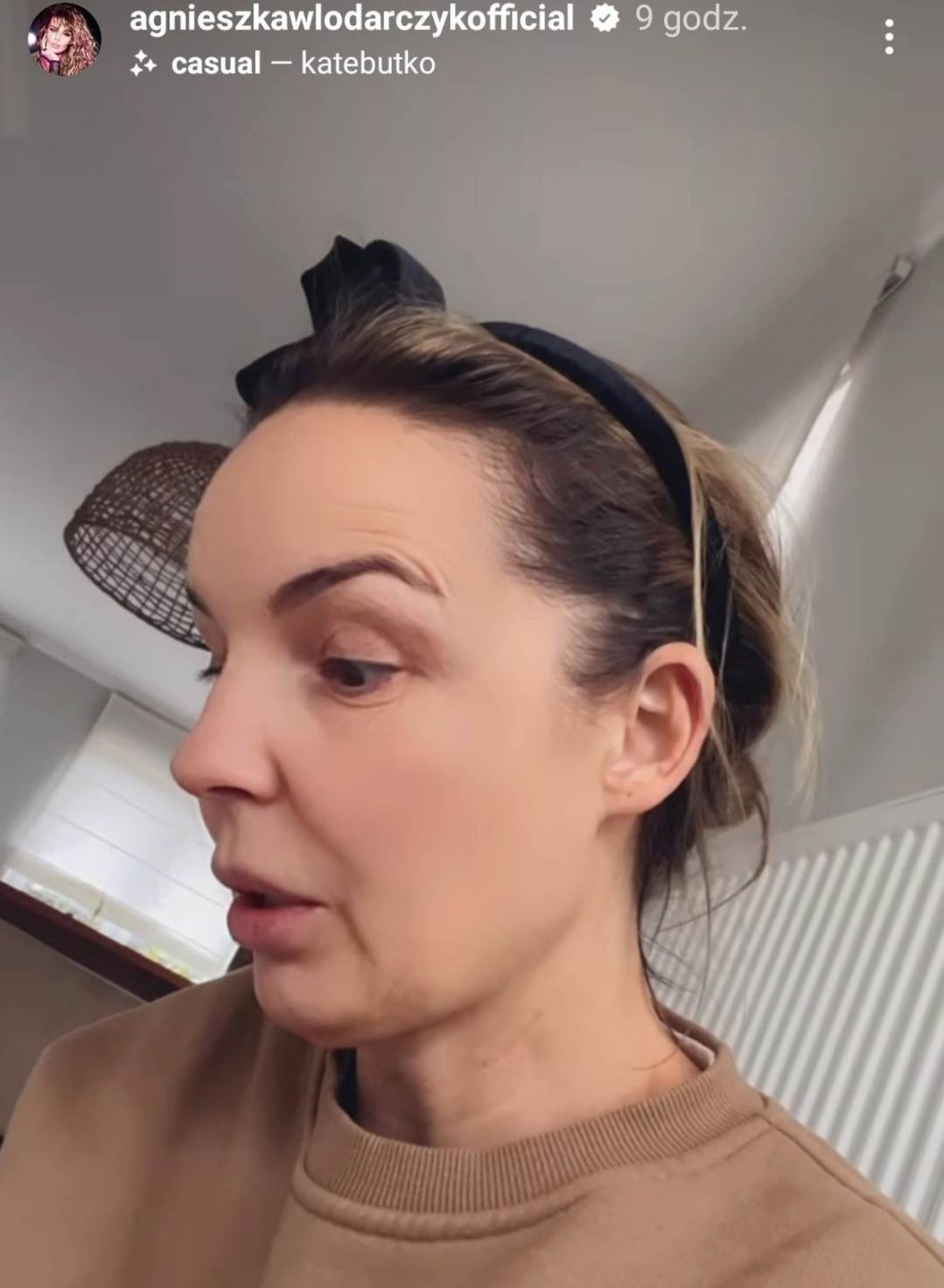 Agnieszka Włodarczyk samodzielnie dba o kolor i kształt brwi