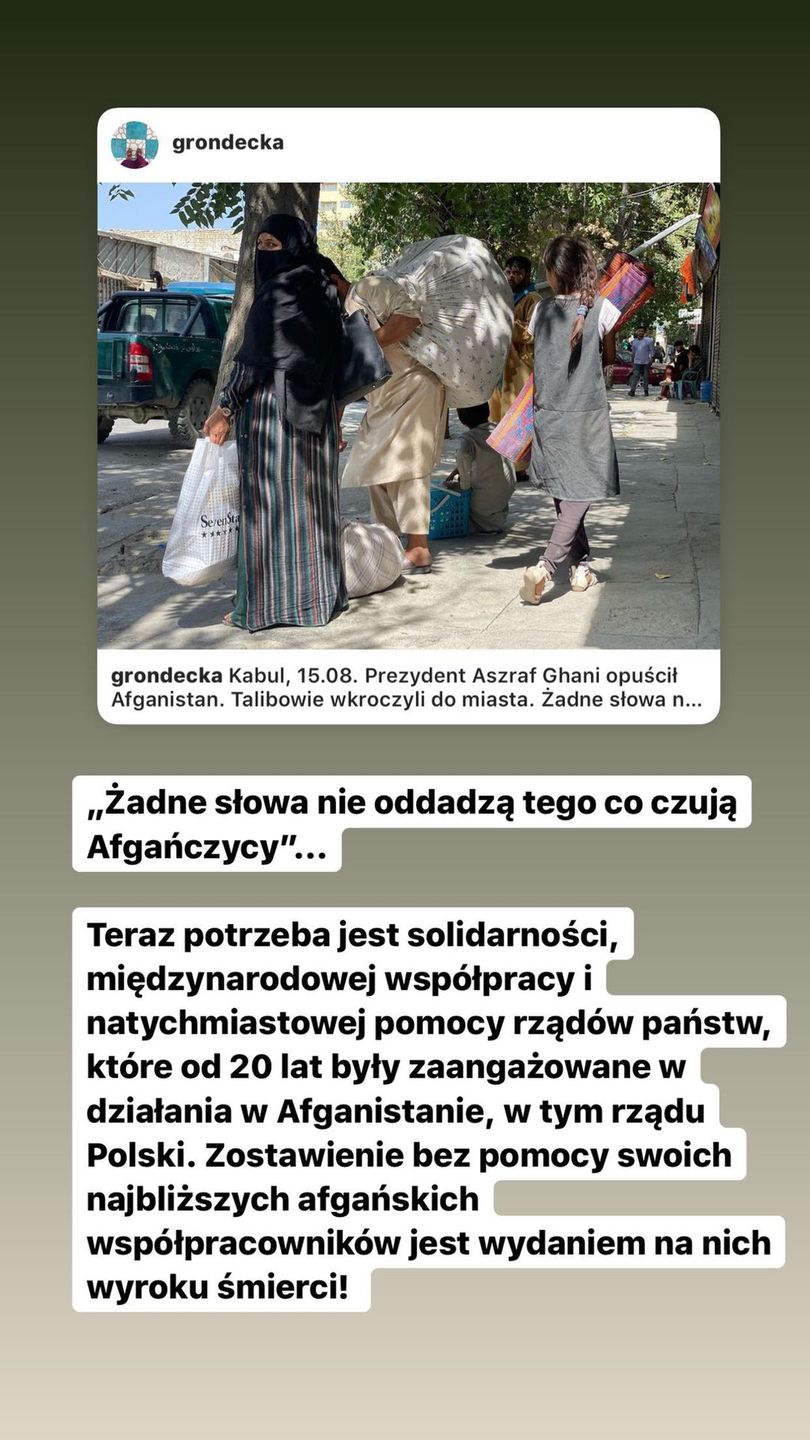 Kinga Rusin komentuje sytuację w Afganistanie