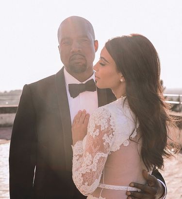 Kim Kardashian i Kanye West - czwarta rocznica ślubu