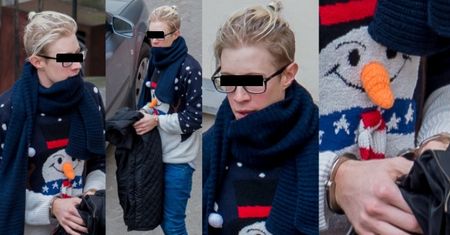 Tak Piotr K. wraca do Polski: Kajdanki i sweterek w bałwanki (ZDJĘCIA)