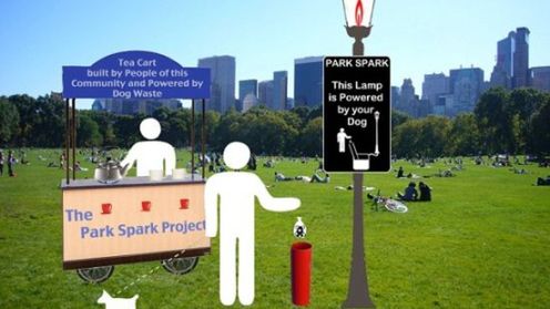 Latarnie zasilane psimi kupami 1