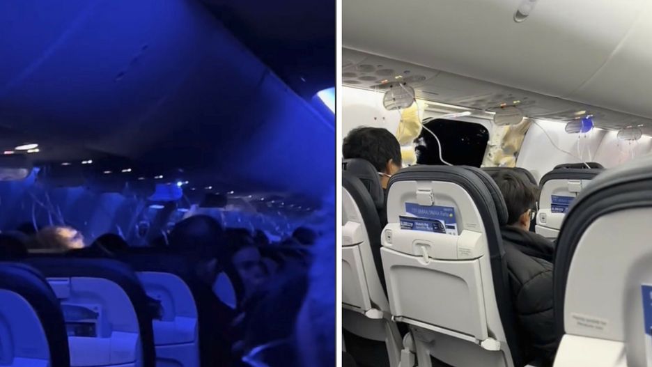 Uszkodzenia w Boeingu 737 MAX 9 linii Alaska Airlines