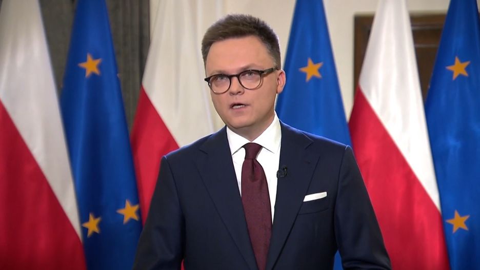 Pierwsza orędzie Szymona Hołowni jako marszałka Sejmu